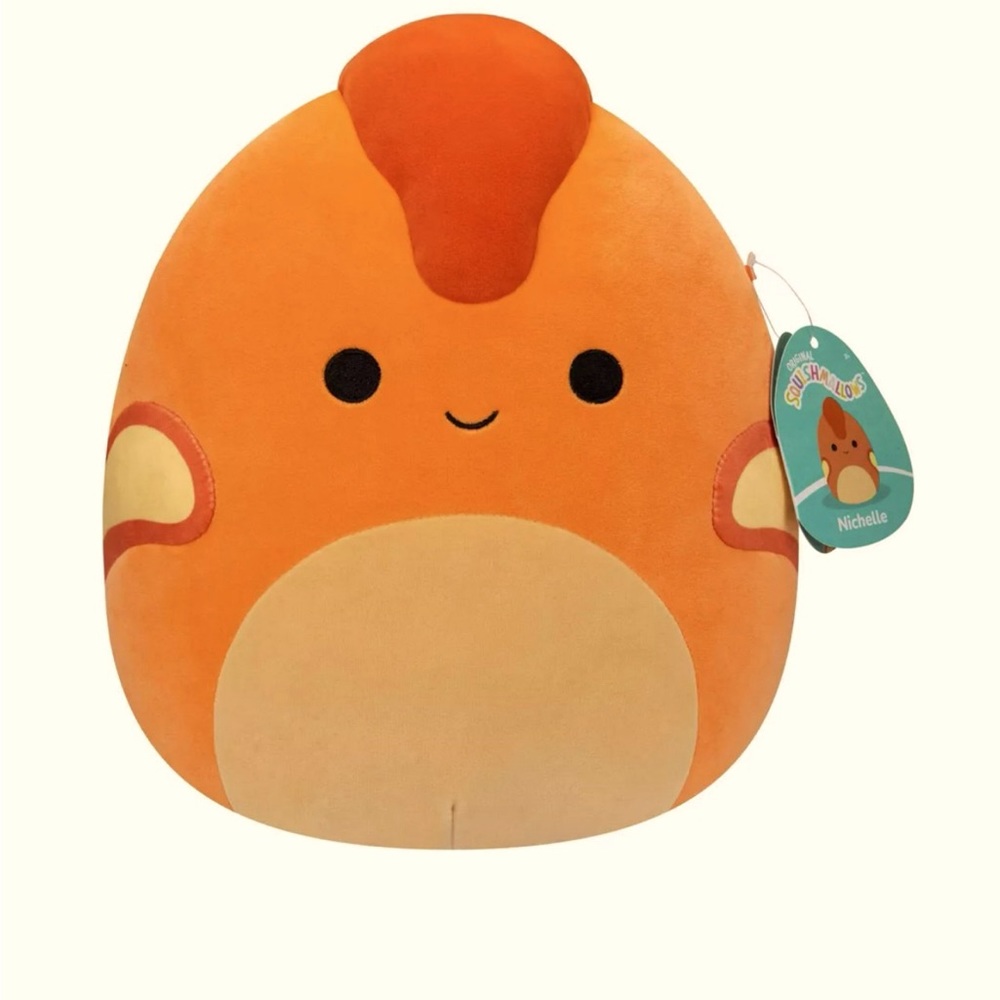 Squishmallow 11 - 12" Nichelle Parasaurolophus Orange Dinosaur Prehistoric Plush